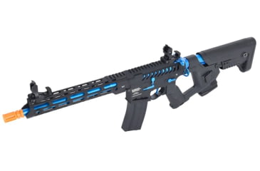 Image of Lancer Tactical Enforcer Blackbird Skeleton AEG, Black/Blue, LT-30BCN-G2-ME