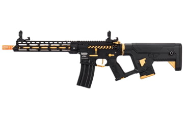 Image of Lancer Tactical Enforcer Blackbird Skeleton AEG, Black/Gold, LT-30BCG-G2-ME