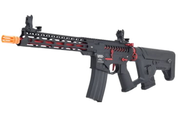 Image of Lancer Tactical Enforcer Blackbird Skeleton AEG, Black/Red, LT-30BCR-G2-ME