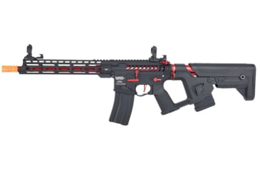 Image of Lancer Tactical Enforcer Blackbird Skeleton AEG, Black/Red, LT-30BCR-G2-ME
