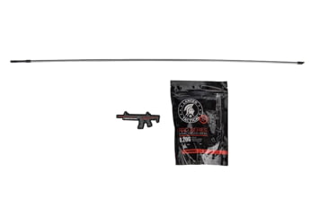 Image of Lancer Tactical Enforcer Needletail Skeleton Crane Stock Low FPS, Black/Navy Blue, LT-29BACNL-G2-ME