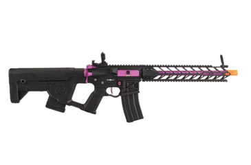 Image of Lancer Tactical Enforcer Night Wing AEG w/ Alpha Stock, Black/Purple, LT-33BCP-G2-ME