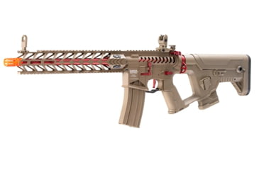 Image of Lancer Tactical Enforcer Night Wing Skeleton AEG w/ Alpha Stock, Tan/Red, LT-33TCR-G2-ME