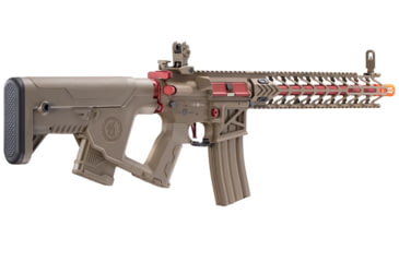 Image of Lancer Tactical Enforcer Night Wing Skeleton AEG w/ Alpha Stock, Tan/Red, LT-33TCR-G2-ME