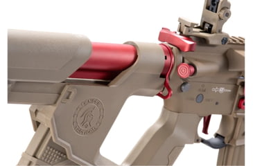 Image of Lancer Tactical Enforcer Night Wing Skeleton AEG w/ Alpha Stock, Tan/Red, LT-33TCR-G2-ME