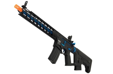 Image of Lancer Tactical Enforcer Series Proline Night Wing Skeleton AEG Rifle, Black/Blue, LT-33BCN-G2-ME
