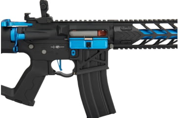 Image of Lancer Tactical Enforcer Series Proline Night Wing Skeleton AEG Rifle, Black/Blue, LT-33BCN-G2-ME