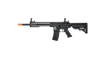 Image of Lancer Tactical Gen 2 10in Keymod M4 Carbine Airsoft AEG Rifle, Black, LT-19B-G2