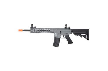 Image of Lancer Tactical Gen 2 10in Keymod M4 Carbine Airsoft AEG Rifle, Gray, LT-19Y-G2