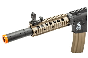 Image of Lancer Tactical Gen 2 7in Nylon Polymer M4 Airsoft AEG, Black/Tan, LT-15X-G2