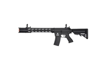 Image of Lancer Tactical Gen 2 M4 SPR Interceptor Airsoft AEG Rifle, Black, LT-25B-G2