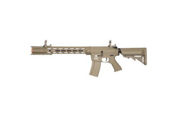 Image of Lancer Tactical Gen 2 M4 SPR Interceptor Airsoft AEG Rifle, Tan, LT-25T-G2
