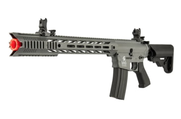 Image of Lancer Tactical Gen 2 SPR Interceptor Airsoft AEG Rifle, Gray, LT-25Y-G2