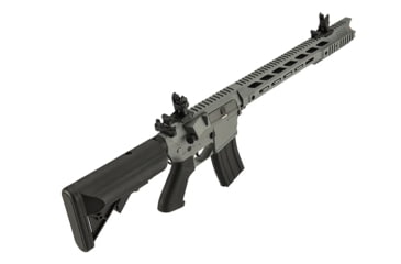 Image of Lancer Tactical Gen 2 SPR Interceptor Airsoft AEG Rifle, Gray, LT-25Y-G2