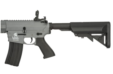 Image of Lancer Tactical Gen 2 SPR Interceptor Airsoft AEG Rifle, Gray, LT-25Y-G2