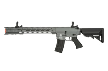 Image of Lancer Tactical Gen 2 SPR Interceptor Airsoft AEG Rifle, Gray, LT-25Y-G2