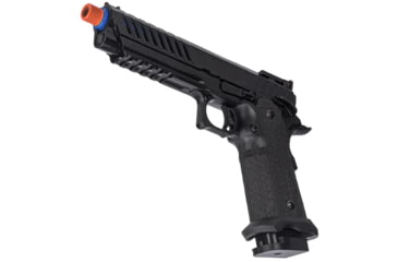 Image of Lancer Tactical Knightshade Hi-Capa Gas Blowback Airsoft Pistol, Black/Blue, LTX-6BN