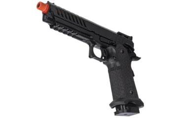 Image of Lancer Tactical Knightshade Hi-Capa Gas Blowback Airsoft Pistol, Black/Red, LTX-6BR