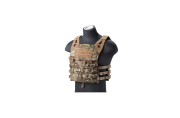 Image of Lancer Tactical Lightweight Molle Tactical Vest with Retention Cords, Camo, CA-1897C