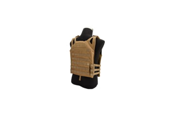 Image of Lancer Tactical Lightweight Plate Carrier w/ Foam Dummy Plates, Khaki, CA-2112K