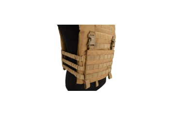 Image of Lancer Tactical Lightweight Plate Carrier w/ Foam Dummy Plates, Khaki, CA-2112K