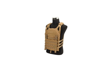 Image of Lancer Tactical Lightweight Plate Carrier w/ Foam Dummy Plates, Khaki, CA-2112K