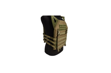 Image of Lancer Tactical Lightweight Plate Carrier w/ Foam Dummy Plates, Olive Drab, CA-2112G