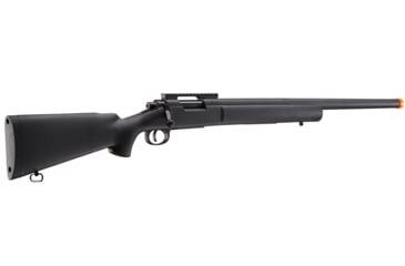 Image of Lancer Tactical M24 High FPS Bolt Action Airsoft Sniper Rifle, Black, LT-28BH