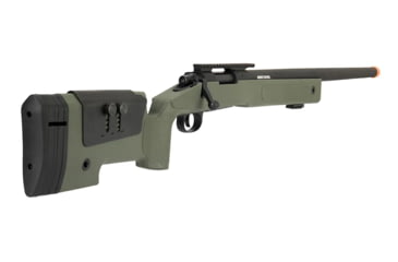 Image of Lancer Tactical M40A3 Bolt Action Airsoft Sniper Rifle, Green, LT-M40A3G
