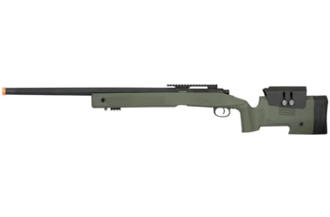 Image of Lancer Tactical M40A3 Bolt Action Airsoft Sniper Rifle, Green, LT-M40A3G