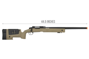 Image of Lancer Tactical M40A3 Bolt Action Airsoft Sniper Rifle, Tan, LT-M40A3T