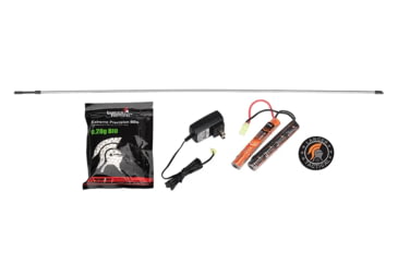 Image of Lancer Tactical MK18 Nylon Polymer MOD 0 AEG Airsoft Rifle, Black, LT-02C-G2