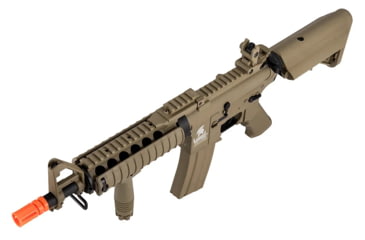 Image of Lancer Tactical MK18 Nylon Polymer MOD 0 AEG Airsoft Rifle, Tan, LT-02CT-G2