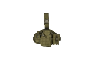 Image of Lancer Tactical MOLLE Platform Drop Leg Pistol Holster, Olive Drab, CA-324G