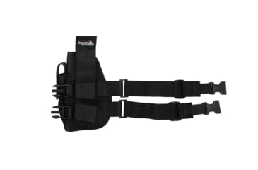 Image of Lancer Tactical Nylon 92F Drop Leg Holster, Black, CA-323BN