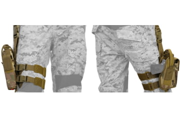 Image of Lancer Tactical Nylon 92F Drop Leg Holster, Camo, CA-323CN