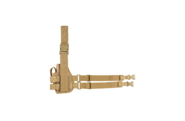 Image of Lancer Tactical Nylon 92F Drop Leg Holster, Coyote Brown, CA-323KN
