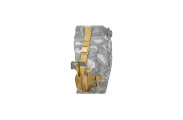 Image of Lancer Tactical Nylon 92F Drop Leg Holster, Coyote Brown, CA-323KN