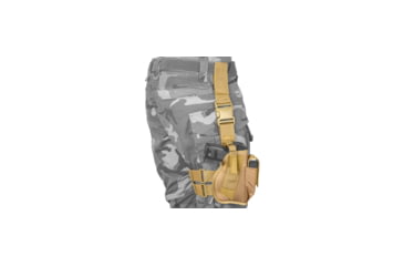 Image of Lancer Tactical Nylon 92F Drop Leg Holster, Coyote Brown, CA-323KN