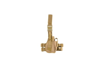 Image of Lancer Tactical Nylon 92F Drop Leg Holster, Coyote Brown, CA-323KN