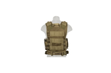 Image of Lancer Tactical Nylon Cross Draw Vest w/Holster, Camo Tropic, CA-310MTN