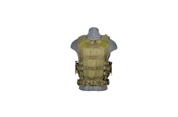 Image of Lancer Tactical Nylon Cross Draw Vest w/Holster, Digital Marpat, CA-310DN