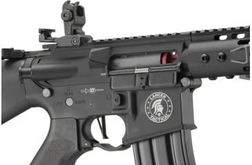 Image of Lancer Tactical Proline 7in M-LOK Battle Hawk Airsoft AEG w/ Stubby Stock, Black, LT-34BU7-G2-ME