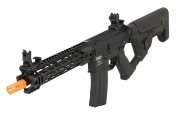 Image of Lancer Tactical Proline Enforcer Battle Hawk 10in M4 Airsoft Rifle w/ Alpha Stock, Black, LT-34BB10-G2-ME