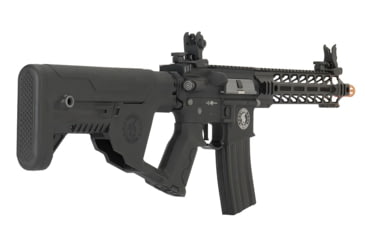 Image of Lancer Tactical Proline Enforcer Battle Hawk 10in M4 Airsoft Rifle w/ Alpha Stock, Black, LT-34BB10-G2-ME