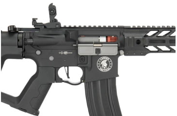 Image of Lancer Tactical Proline Enforcer Battle Hawk 10in M4 Airsoft Rifle w/ Alpha Stock, Black, LT-34BB10-G2-ME