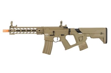 Image of Lancer Tactical Proline Enforcer Battle Hawk 10in M4 Airsoft Rifle w/ Alpha Stock, Tan, LT-34TB10-G2-ME