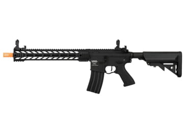 Image of Lancer Tactical Proline Enforcer Battle Hawk 14in M4 Airsoft Rifle, Black, LT-34BA14-G2-ME