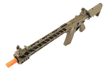 Image of Lancer Tactical Proline Enforcer Battle Hawk 14in M4 Airsoft Rifle, Tan, LT-34TA14-G2-ME
