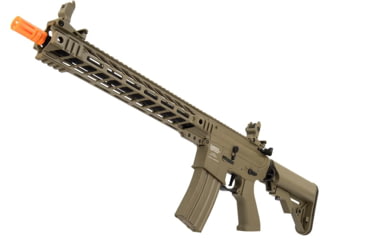 Image of Lancer Tactical Proline Enforcer Battle Hawk 14in M4 Airsoft Rifle, Tan, LT-34TA14-G2-ME
